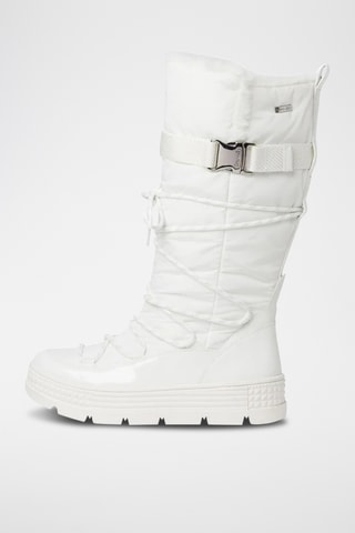 Bottes plateformes fourrées - Blanc