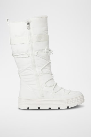Bottes plateformes fourrées - Blanc