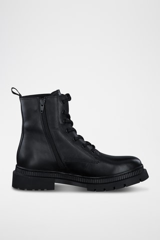 Bottines en cuir - Noir
