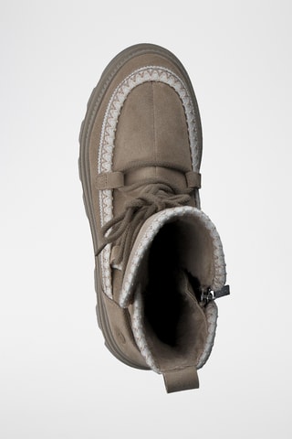 Bottines en nubuck - Beige