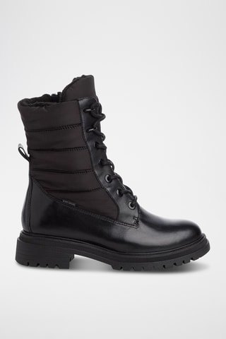 Bottines en cuir - Noir 