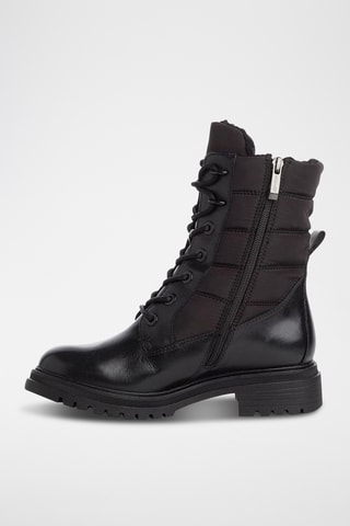 Bottines en cuir - Noir 