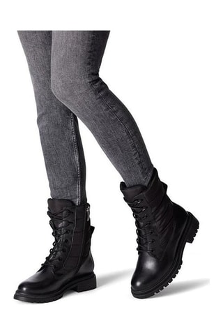 Bottines en cuir - Noir 