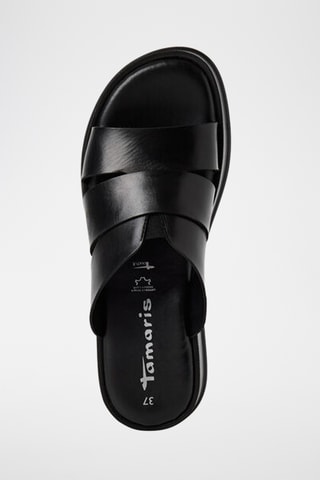 Mules en cuir - Noir