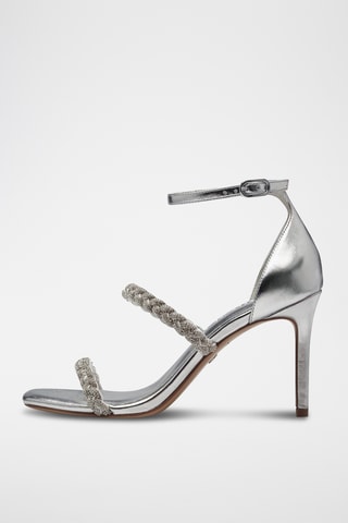 Sandales à talons - Argenté