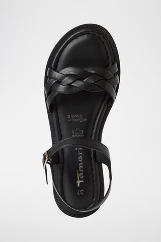 Sandales en cuir - Noir