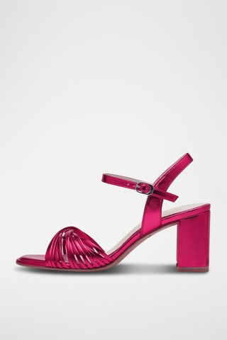 Sandales à talons - Fuchsia