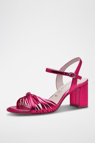 Sandales à talons - Fuchsia