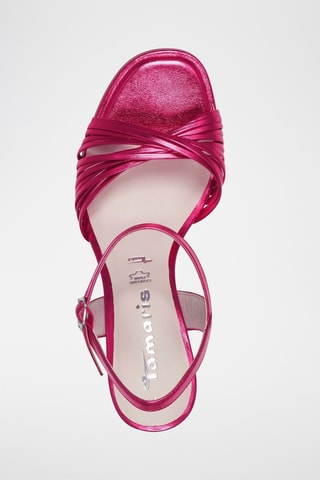 Sandales à talons - Fuchsia