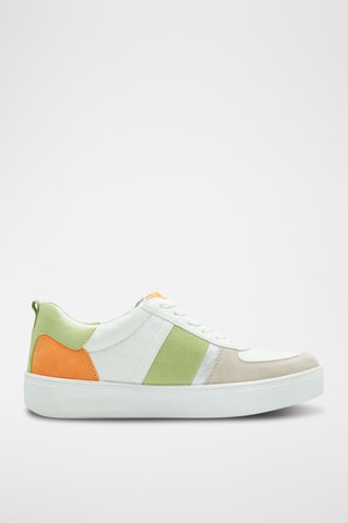 Baskets en cuir - Gris clair