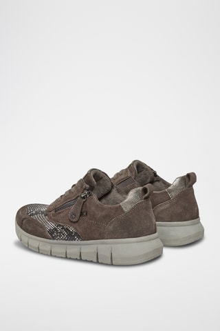 Baskets en cuir - Marron