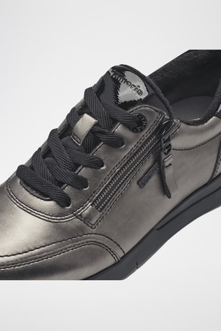 Baskets en cuir - Gris foncé