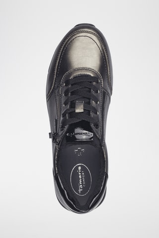 Baskets en cuir - Gris foncé