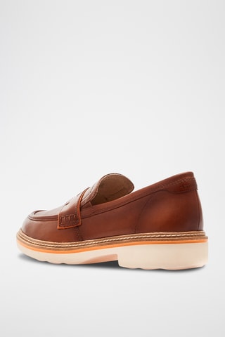 Mocassins en cuir - Marron