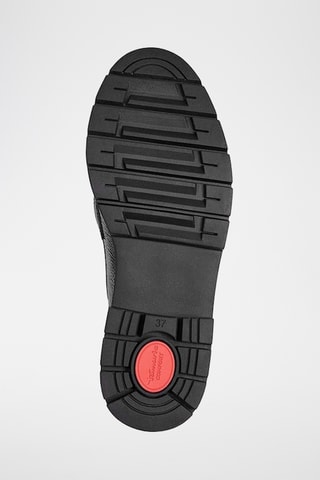 Mocassins à talons en cuir - Noir 