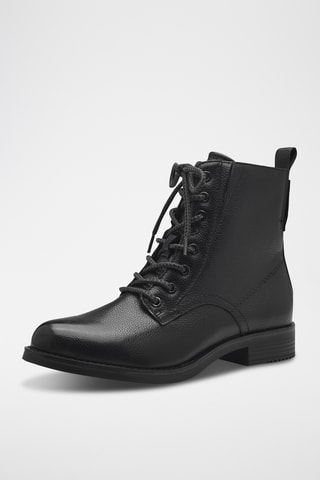 Boots en cuir - Noir