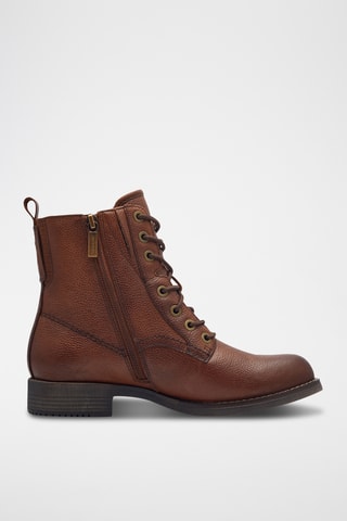 Boots en cuir - Marron