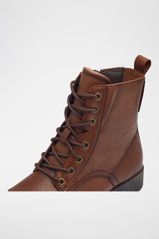 Boots en cuir - Marron