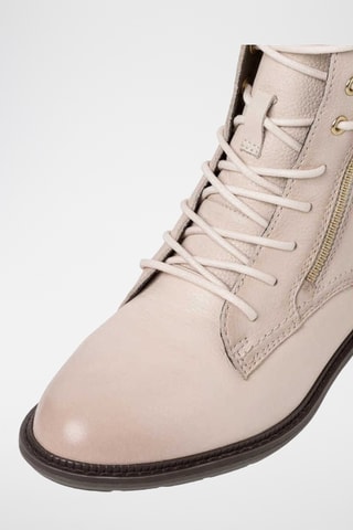 Boots en cuir - Rose clair