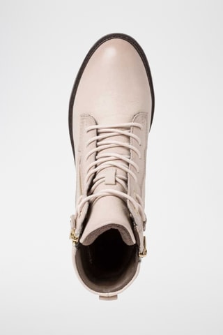 Boots en cuir - Rose clair