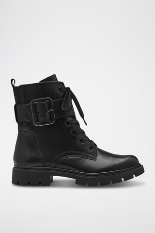 Boots en cuir - Noir