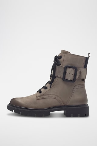 Boots en cuir - Gris