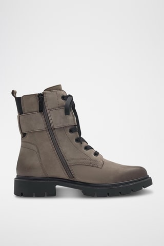 Boots en cuir - Gris