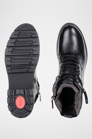 Boots en cuir - Noir 