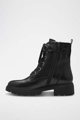 Bottines en cuir - Noir