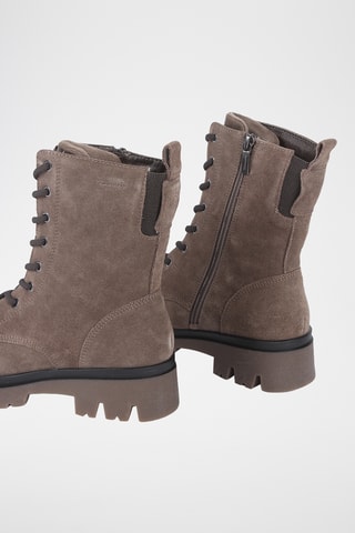 Bottines en velours - Marron