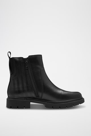 Boots en cuir - Noir