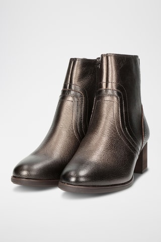 Bottines en cuir - Doré
