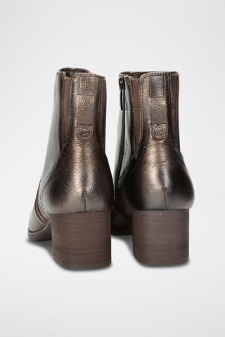 Bottines en cuir - Doré