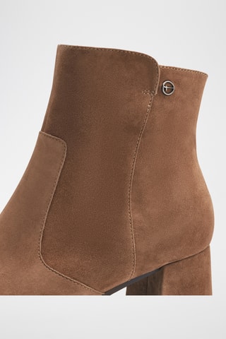 Bottines en nubuck - Marron