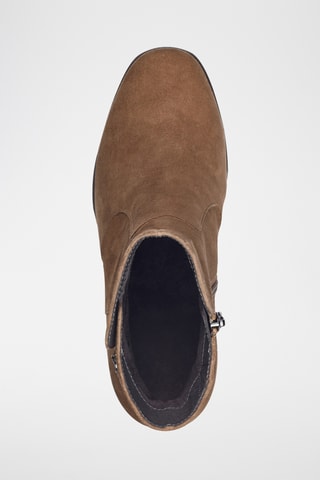 Bottines en nubuck - Marron