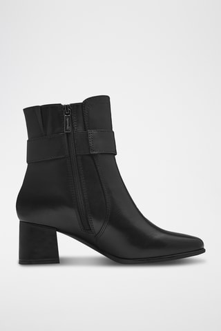 Bottines en cuir - Noir