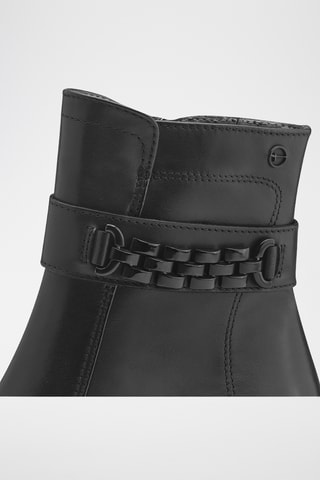 Bottines en cuir - Noir