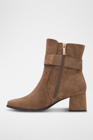 Bottines en nubuck - Beige