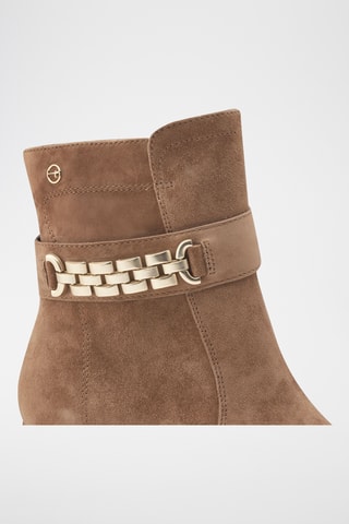 Bottines en nubuck - Beige