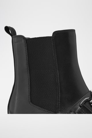 Bottines en cuir - Noir