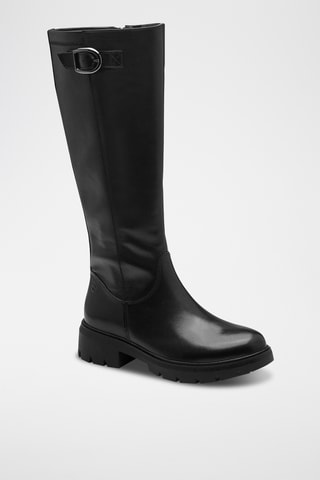 Bottes en cuir - Noir