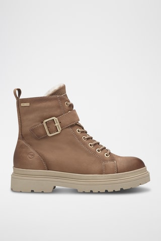 Boots en cuir - Beige