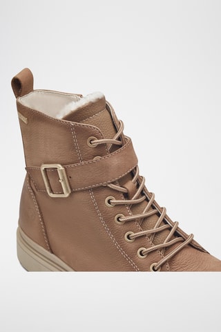 Boots en cuir - Beige