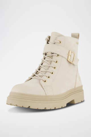 Boots en cuir - Beige
