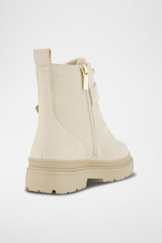 Boots en cuir - Beige