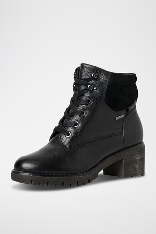 Boots en cuir - Noir 