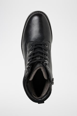 Boots en cuir - Noir 