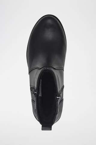 Bottines en cuir - Noir