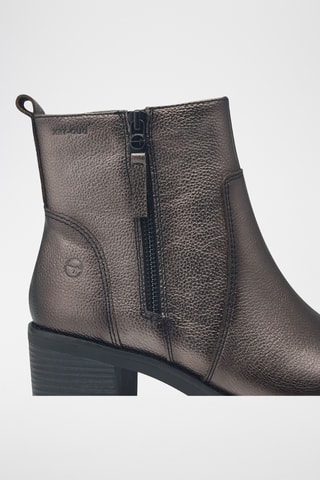 Bottines en cuir - Taupe