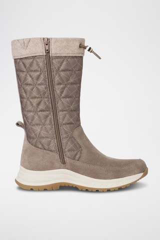 Boots en nubuck - Taupe 